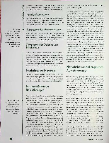 Vorschauseite 3: Systemrelevante Unterstützung der körpereigenen Immunprozesse mit bioaktiven Vitalsubstanzen.