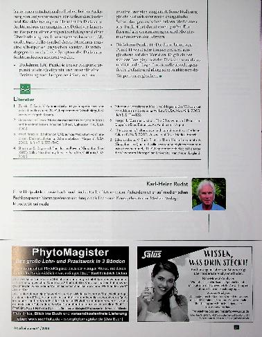 Vorschauseite 6: Systemrelevante Unterstützung der körpereigenen Immunprozesse mit bioaktiven Vitalsubstanzen.