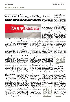 Vorschauseite 1: Neue Herausforderungen für Pflegedienste