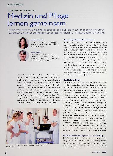Vorschauseite 1: Medizin und Pflege Lernen gemeinsam