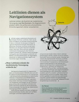 Vorschauseite 1: Leitlinien dienen als Navigationssystem