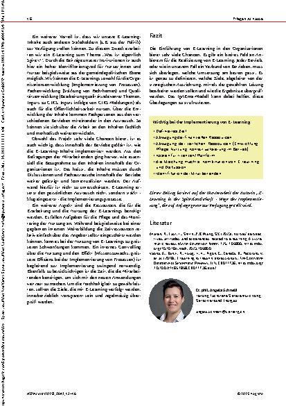Vorschauseite 4: Digitales Lernen in der Spitex