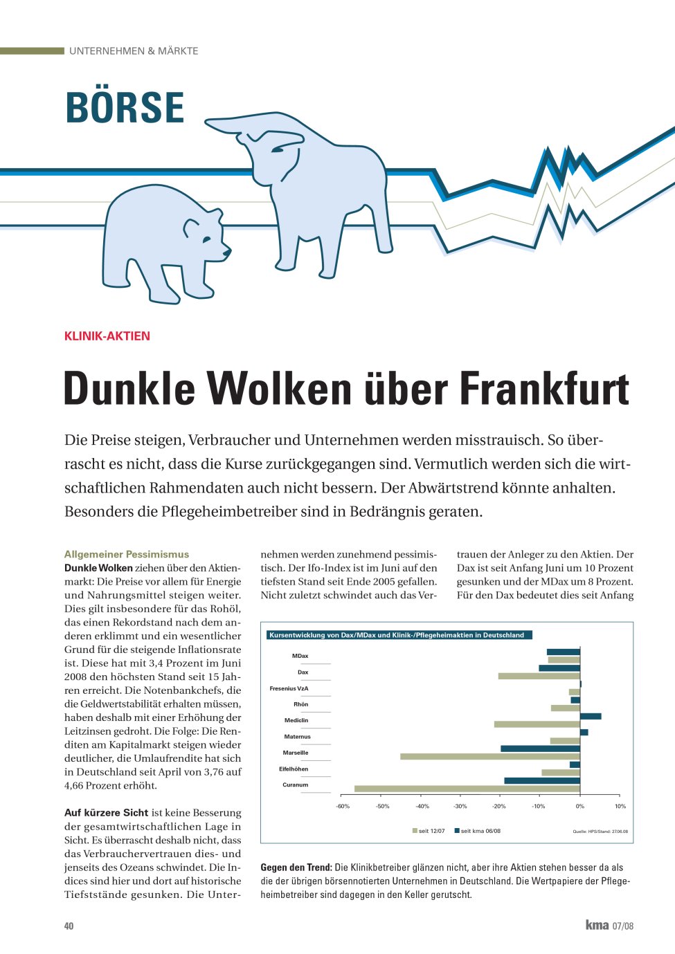 Vorschauseite 1: Dunkle Wolken über Frankfurt