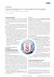 Vorschauseite 1: Hygienemanagement in Gesundheitseinrichtungen Teil 11: Innerbetriebliche Hygieneschulungen organisieren