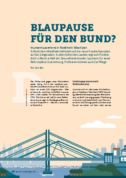 Vorschauseite 1: Blaupause für den Bund?