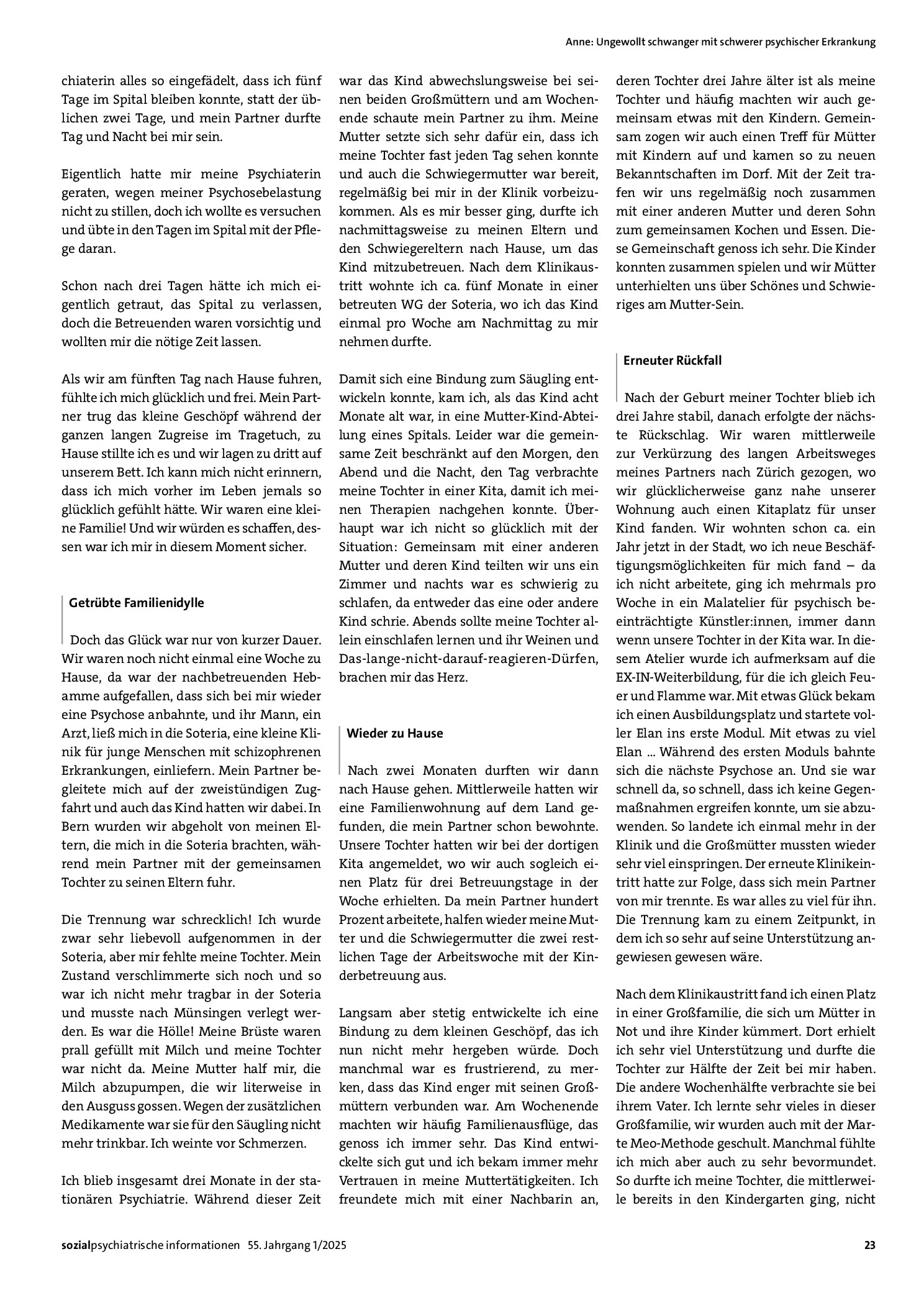 Vorschauseite 3: Ungewollt schwanger mit schwerer psychischer Erkrankung. Wie ich trotz allem meine Mutterschaft zu schätzen lernte