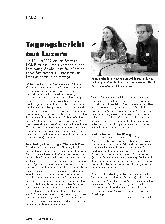 Vorschauseite 1: Tagungsbericht aus Luzern