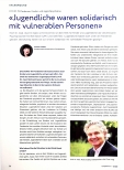Vorschauseite 1: "Jugendliche waren solidarisch mit vulnerablen Personen."