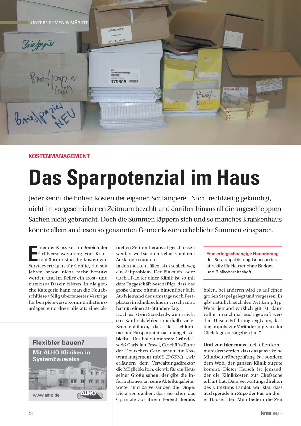 Vorschauseite 1: Das Sparpotenzial im Haus