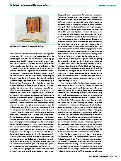 Vorschauseite 3: Wie die Evidenz in die Neurorehabilitation kommen konnte. Einige Schlaglichter auf die Geschichte des »Beweisens« in der medizinischen Versorgung