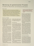 Vorschauseite 1: Beratung als gemeinsamer Prozess. Die Stärke der Ratsuchenden und die Haltung der Beratenden.