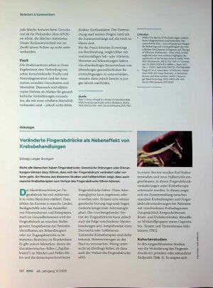 Vorschauseite 2: Verlust des Geruchssinns als Risikomarker