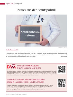 Vorschauseite 1: Neues aus der Berufspolitik