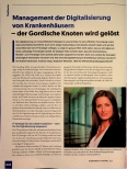Vorschauseite 1: Management der Digitalisierung von Krankenhäusern - der Gordische Knoten wird gelöst