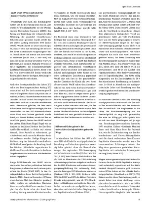 Vorschauseite 4: Tatort Universität. Sozialpsychiater kämpfen Anfang der 1970er Jahre in Hannover und Heidelberg um Lehrstühle