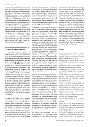 Vorschauseite 5: Tatort Universität. Sozialpsychiater kämpfen Anfang der 1970er Jahre in Hannover und Heidelberg um Lehrstühle