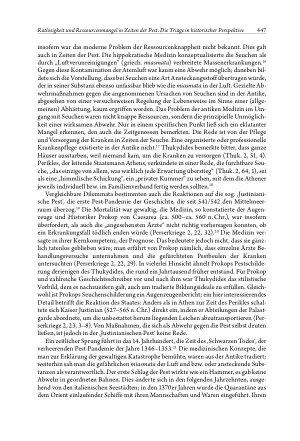 Vorschauseite 5: Ratlosigkeit und Ressourcenmangel in Zeiten der Pest. Die Triage in historischer Perspektive.