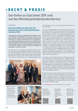 Vorschauseite 1: Der bvkm zu Gast beim ZDF und auf der Ministerpräsidentenkonferenz