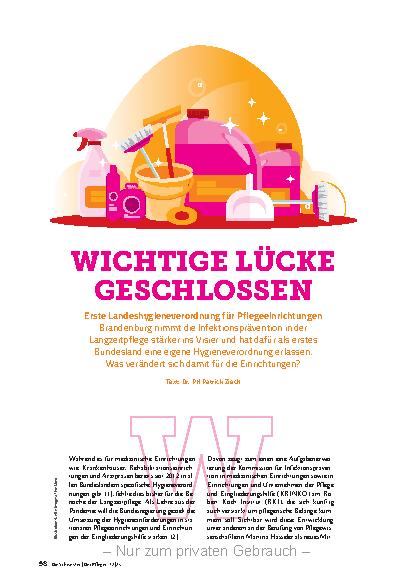 Vorschauseite 1: Wichtige Lücke geschlossen