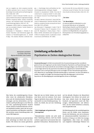 Vorschauseite 5: Verschwörungstheorien in Krisenzeiten. Wann treten sie auf, welche Konsequenzen haben sie und wie kann man ihnen begegnen?