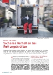Vorschauseite 1: Sicheres Verhalten bei Rettungskräften