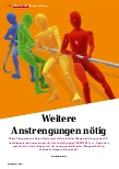 Vorschauseite 1: Weitere Anstrengungen nötig.
