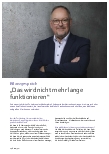Vorschauseite 1: Bilanzgespräch: „Das wird nicht mehr lange funktionieren“