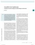 Vorschauseite 1: Sexualität in der Ergotherapie So gelingt ein souveräner Umgang mit sexuellen Anliegen von Klient: innen