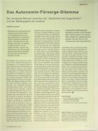 Vorschauseite 1: Das Autonomie-Fürsorge-Dilemma!