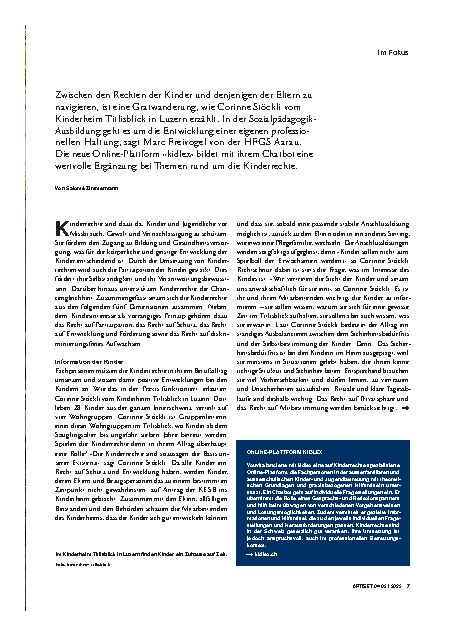Vorschauseite 2: Kinderrechte in der Praxis umsetzen