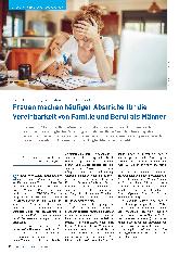 Vorschauseite 1: Frauen machen häufiger Abstriche für die Vereinbarkeit von Familie und Beruf als Männer.