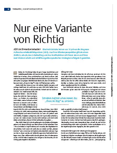 Vorschauseite 1: Nur eine Variante von richtig.