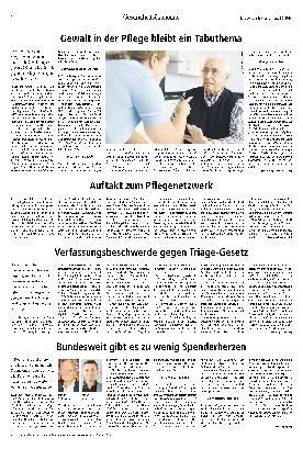 Vorschauseite 3: Gesundheitspolitik
