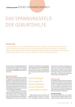 Vorschauseite 1: DasSpannungsfeld der Geburtshilfe