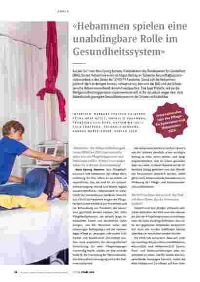 Vorschauseite 1: "Hebammen spielen eine unabdingbare Rolle im Gesundheitssystem. "