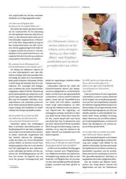 Vorschauseite 2: "Hebammen spielen eine unabdingbare Rolle im Gesundheitssystem. "