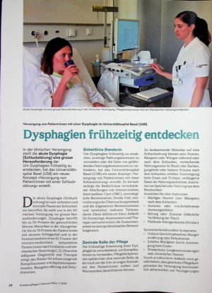 Vorschauseite 1: Dysphagien frühzeitig entdecken