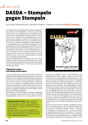 Vorschauseite 1: DASDA – Stempeln gegen Stempeln