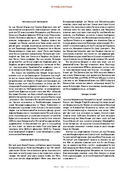 Vorschauseite 3: Wirtschaft aus der Fülle