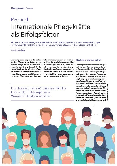 Vorschauseite 1: Personal Internationale Pflegekräfte als Erfolgsfaktor