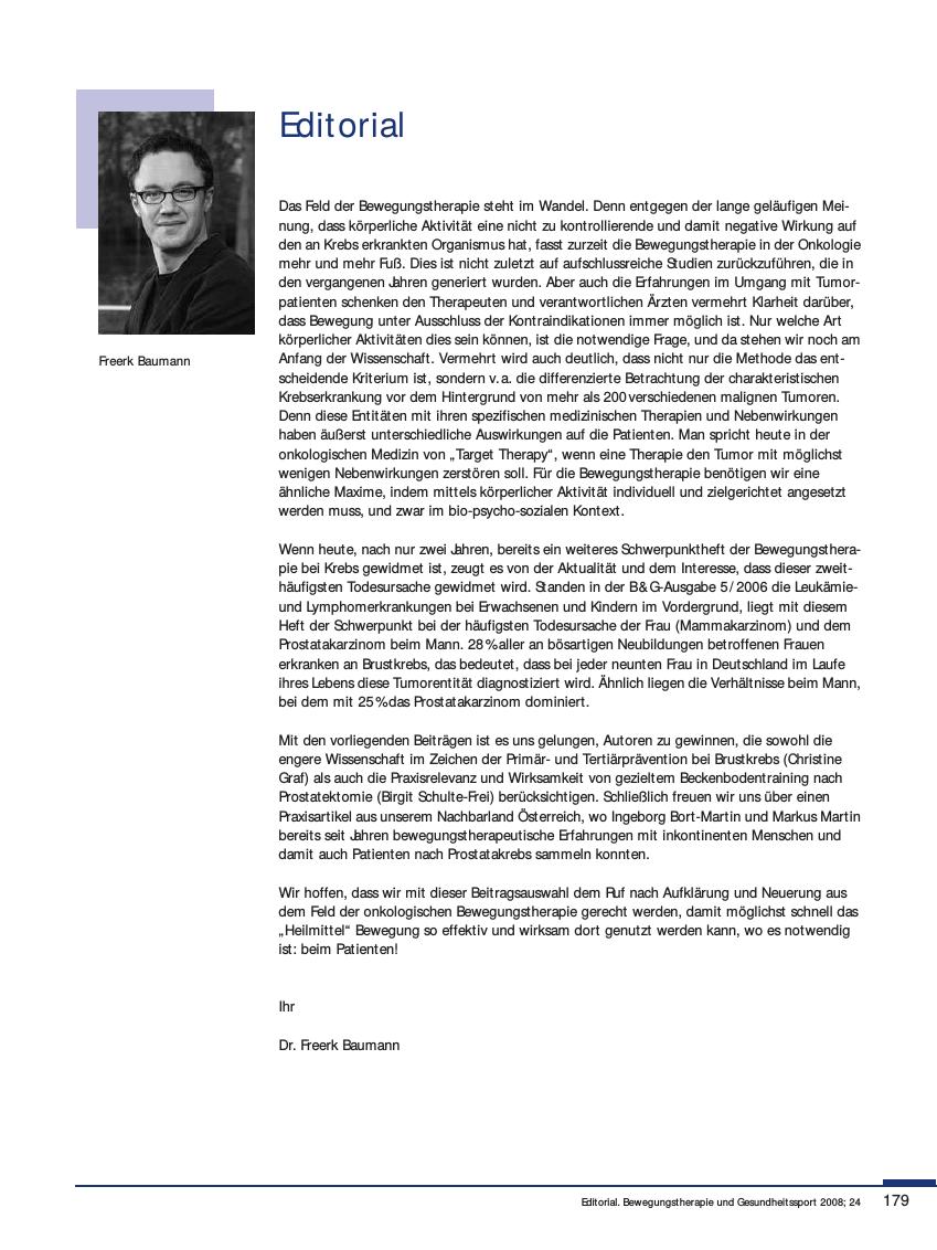 Vorschauseite 1: Editorial