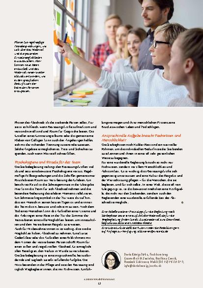 Vorschauseite 4: Den letzten Weg gemeinsam gehen