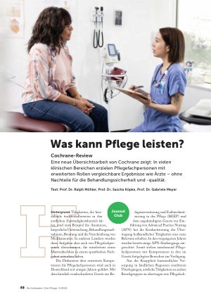 Vorschauseite 1: Was kann Pflege leisten?