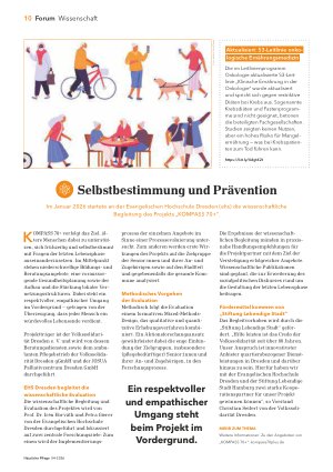 Vorschauseite 1: Selbstbestimmung und Prävention