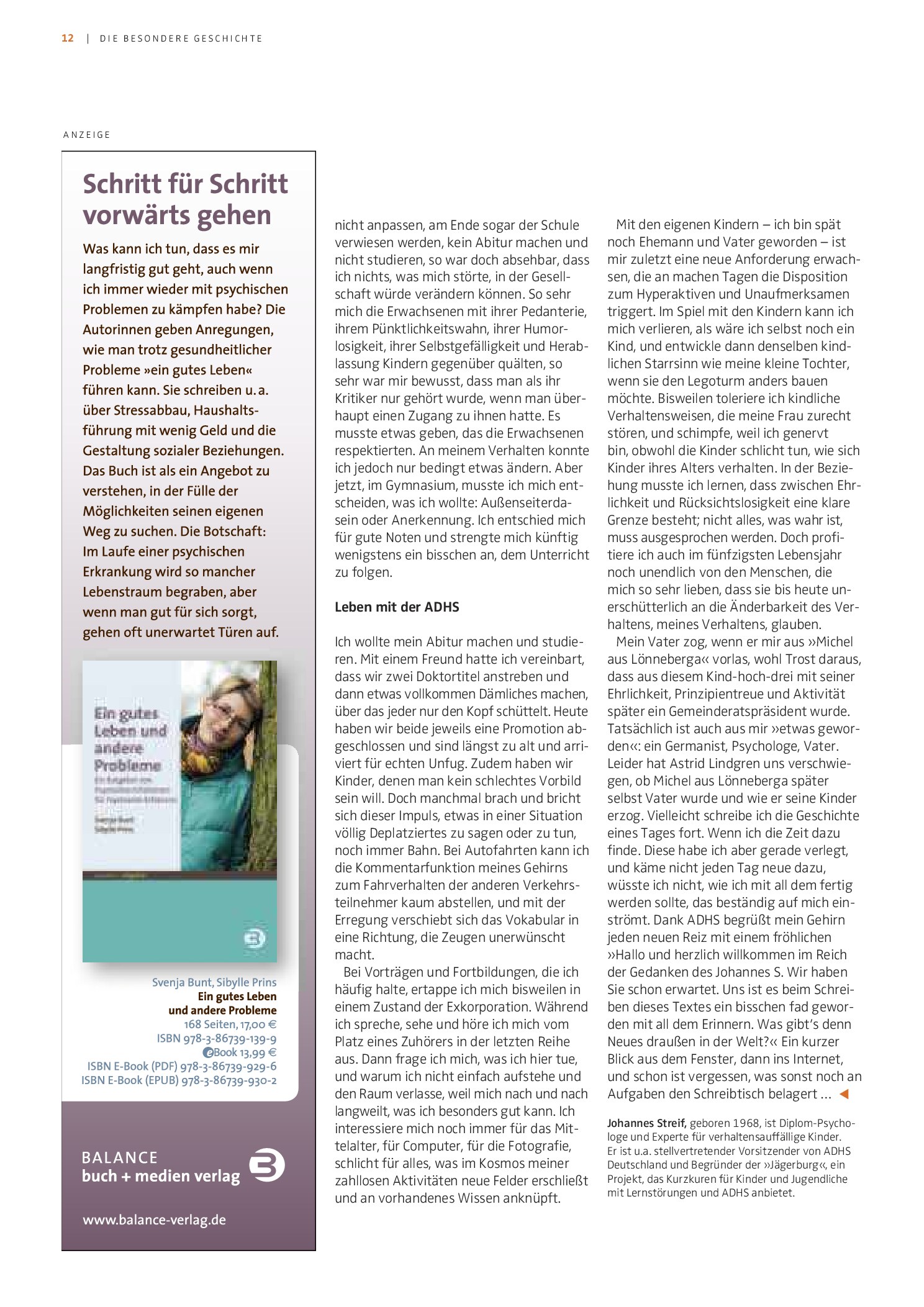 Vorschauseite 3: ADHS und ich: Oder: Kind hoch drei