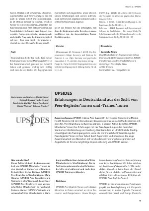 Vorschauseite 4: Koproduktive Projektarbeit im Empowerment College. Erfahrungen einer Peer-Mitarbeiterin