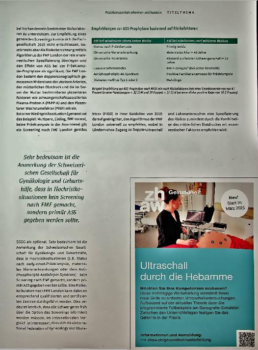 Vorschauseite 4: Präeklampsie früh erkennen und handeln
