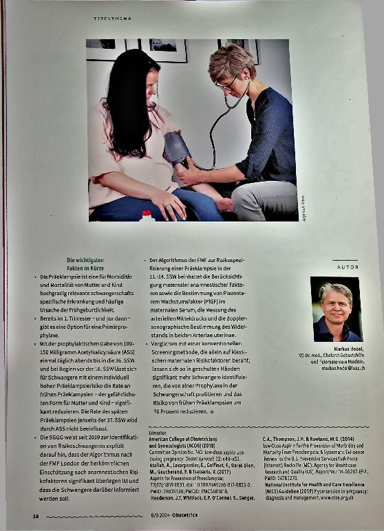 Vorschauseite 5: Präeklampsie früh erkennen und handeln