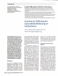 Vorschauseite 1: Impulse zur Stärkung der Gesundheitsförderung an Hochschulen