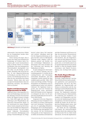 Vorschauseite 4: Vom Spezialkrankenhaus zum DHZC – ein Magnetund Mergerprozess zur selben Zeit. Kann das gelingen?